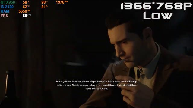 Mafia Definitive Edition I3 2120 + GTX 950 смотреть онлайн