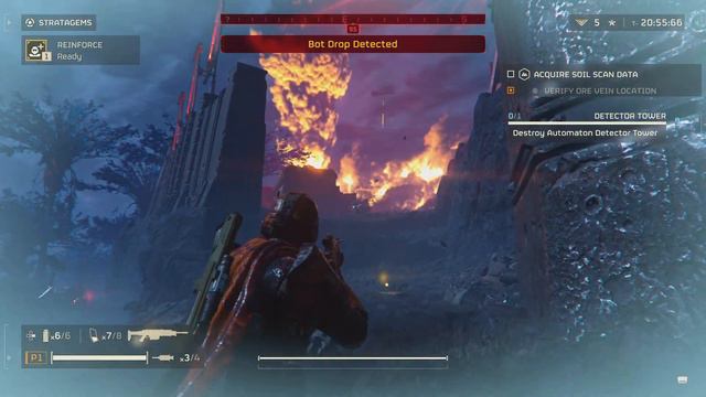 The Solo Helldivers 2 Experience - Hard Difficulty - Part 1 (Ore Verins) смотреть онлайн