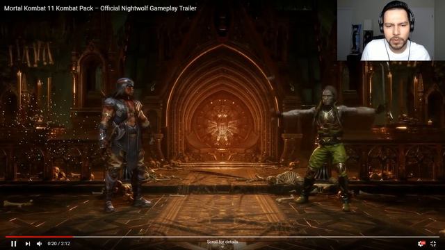Nightwolf Gameplay Trailer REACTION! - Mortal Kombat 11: "Nightwolf" Gameplay смотреть онлайн