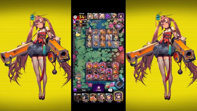 Defense War : Destiny Child | CO-OP Gameplay | JACHEONGBI and DAOINE SIDHE no support (60 Waves) смотреть онлайн