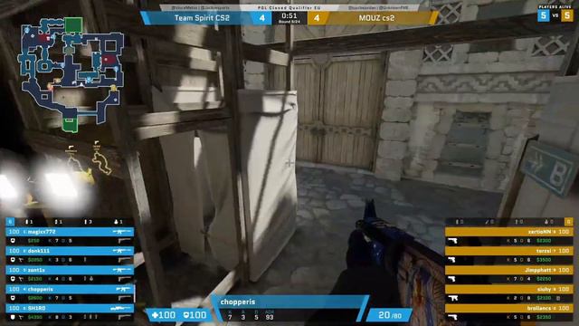 Spirit vs MOUZ | PGL CS2 Major Copenhagen 2024 Europe RMR Closed Qualifier B | Map 2 | HIGHLIGHTS смотреть онлайн