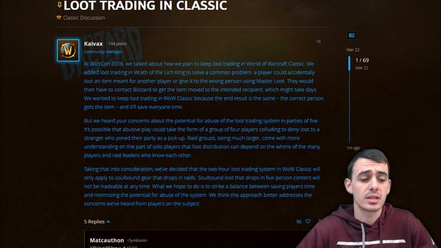 Classic WoW News Update | Loot Trading | Vanilla World of Warcraft смотреть онлайн