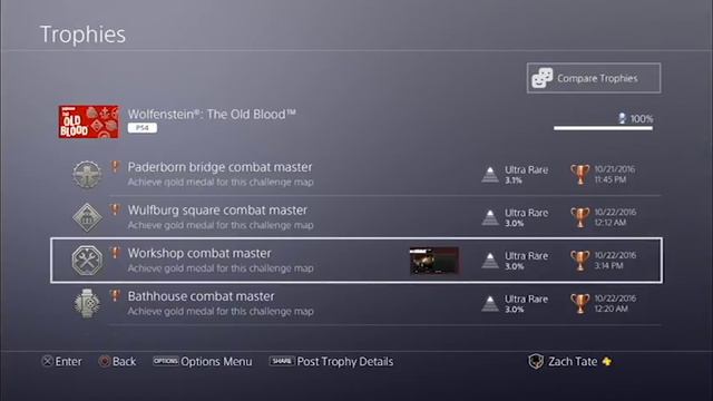 Road To The Wolfenstein The Old Blood Platinum Trophy (plat #167) смотреть онлайн