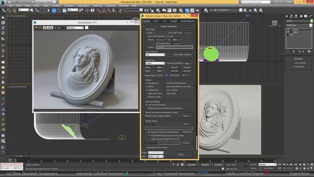 IBL (HDR) Визуализация объекта в 3ds max и V-ray / 3d Object visualization in 3ds max and V-ray.
