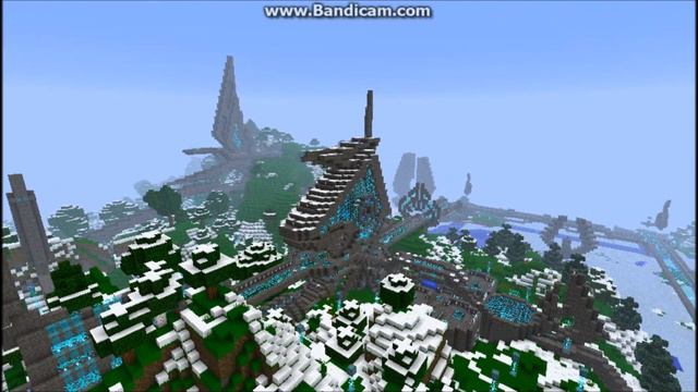 Minecraft Halo Forerunner Colony World - June 2012 Build Teaser HD смотреть онлайн