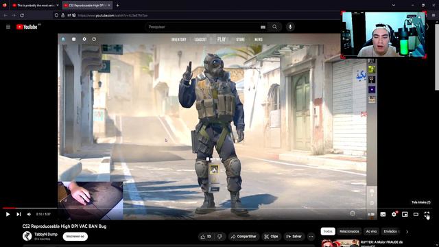 VAC BANINDO INOCENTES? "BUG" NO VAC BANE JOGADORES COM DPI ALTO IMITANDO HACKERS! NÃO FAÇA ISSO! CS смотреть онлайн