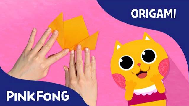 Three Little Kittens | Mother Goose With Origami | PINKFONG Origami | PINKFONG Songs For Children