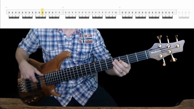 Judas Priest - I'm A Rocker Bass Cover with Playalong Tabs in Video смотреть онлайн