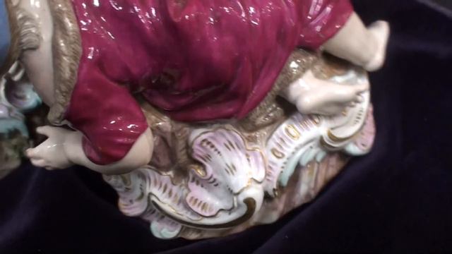 0008 Фарфор на продажу Мейсен 2 парные супер фигуры Амуров 19 века в супер состоянии (редкость) смотреть онлайн