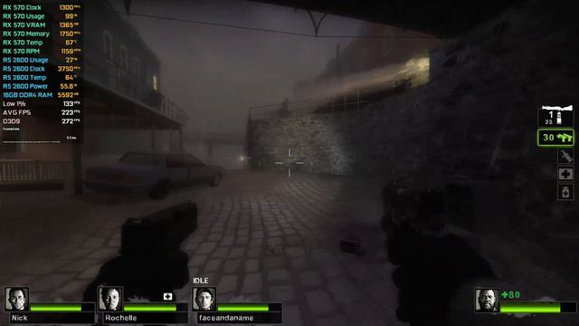 Left 4 Dead 2 - RX 570 - Ryzen 5 2600 - FPS Test смотреть онлайн