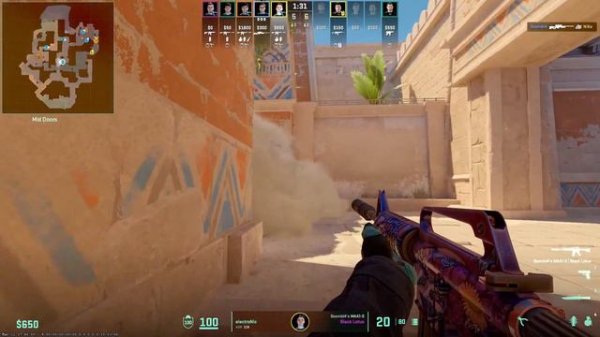 CS2 POV | Cloud9【electroNic】(26-12) vs G2 (Anubis) | PGL CS2 Major Copenhagen 2024 #cs2 #demo