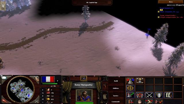 Age of Empires III: Wars of Liberty - Online game | French Vs Austrians смотреть онлайн