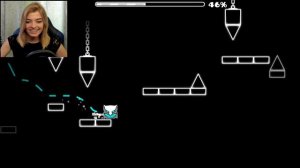 Девушка VS Geometry Dash Кто победит Geometry Dash