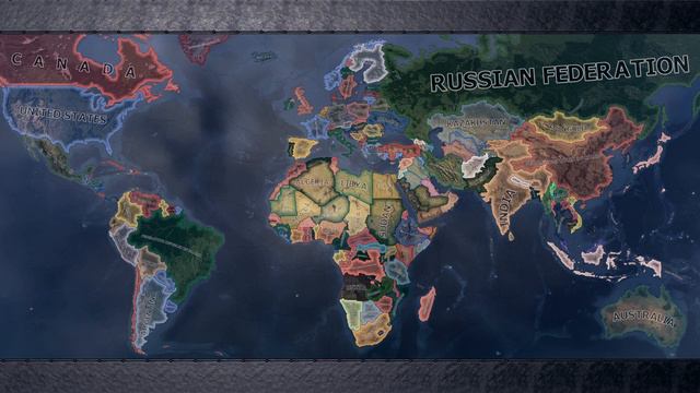 Hoi4 Millenium Dawn Timelapse смотреть онлайн