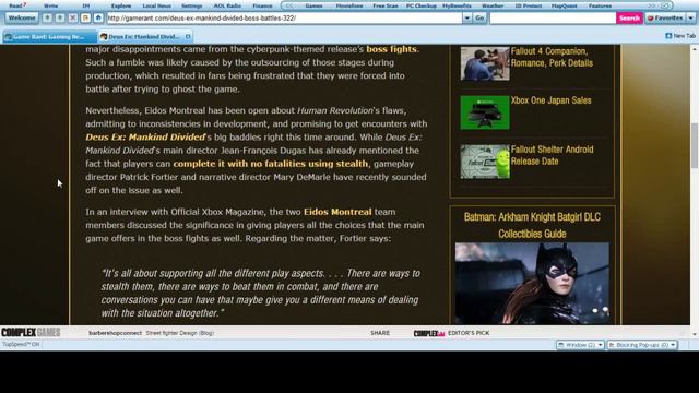 Deus Ex Mankind Divisided - Dialogue to Prevent Boss Fights Review смотреть онлайн
