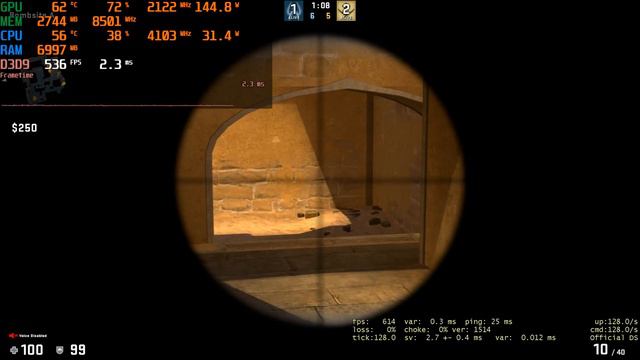 i3 12100F & RTX 3060 | CSGO | Very high settings | 1920x1080 смотреть онлайн