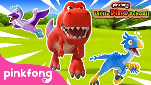 T-rex Dance @PinkfongDinosaurs | Little Dino School | Dinosaur Cartoon & Song | Pinkfong смотреть онлайн