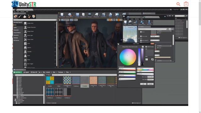 Noir Mafia Characters 3d models смотреть онлайн