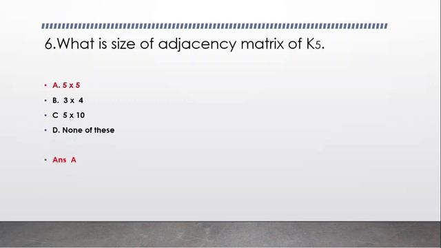 MCQ of Graph theory Part 2 смотреть онлайн
