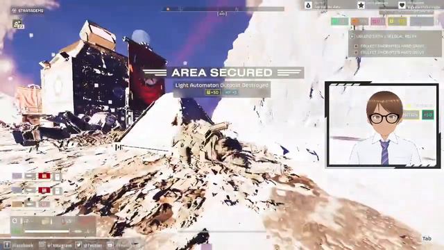 Helldivers 2 - Wannabe News Anchor From the Front Lines - For Managed Democracy!!! смотреть онлайн
