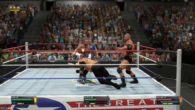 "WWE 2K23 Thriller: Triple Threat Battle - Kane vs. Batista vs. CM Punk смотреть онлайн