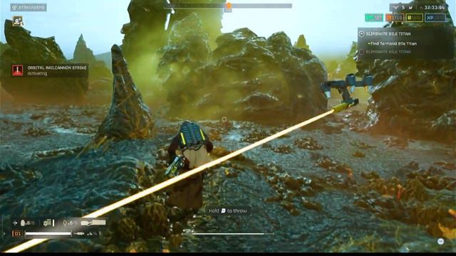 Steam Deck - Handheld Gameplay - Solo 0 Death - Eliminate Bile Titans - Helldivers 2 смотреть онлайн