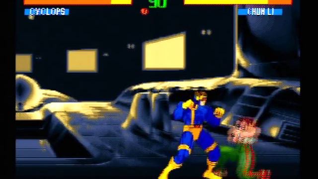 Marvel Super Heroes Vs. Street Fighter "para SNES" смотреть онлайн