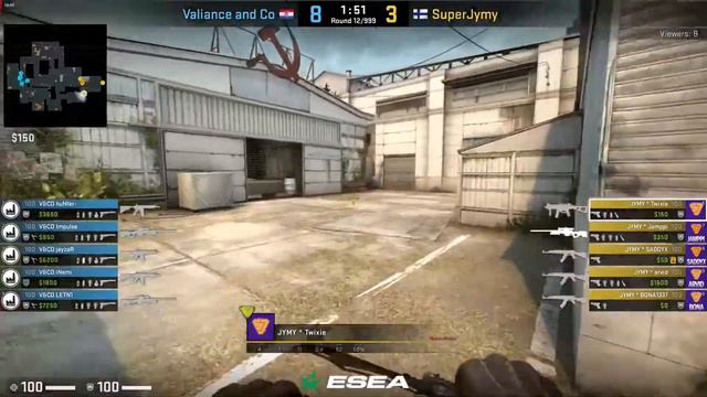 Pro Gaming - CS:GO, SuperJymy vs Valiance, Map 1 - Cache (20th of September 2018), ESEA MDL Seaso.. смотреть онлайн