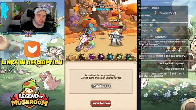 SKILL & PAL SUMMONS! Legend Of Mushroom