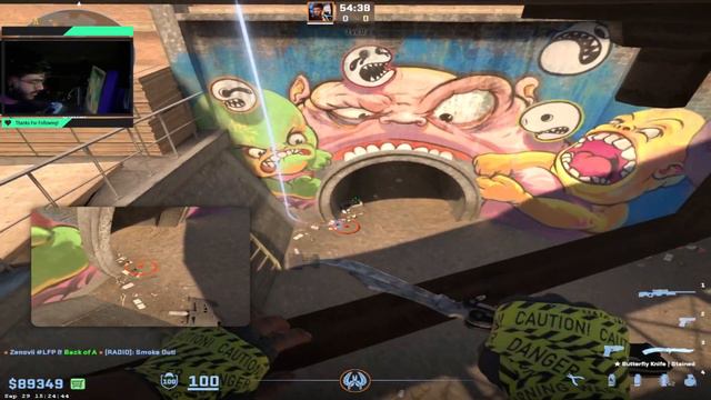 CS2 Overpass Monster Smoke - EASY Lineup смотреть онлайн
