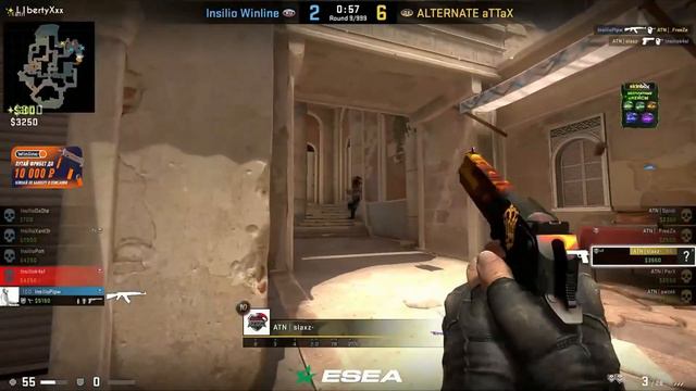 INSILIO ИГРАЮТ ПРОТИВ ALTERNATE aTTaX! ESEA ADVANCED | смотреть онлайн