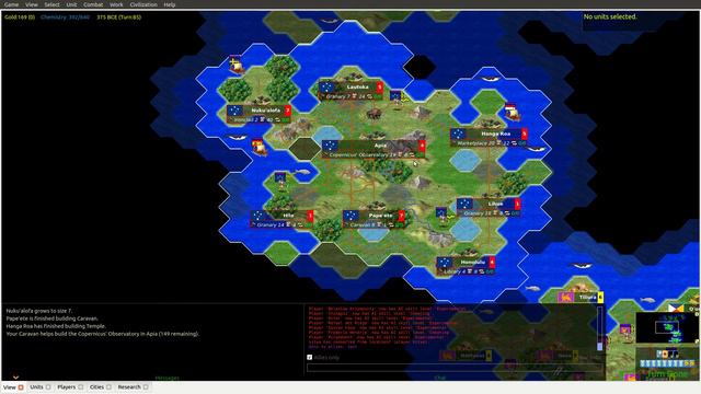 freeciv Играем в цивилизацию смотреть онлайн