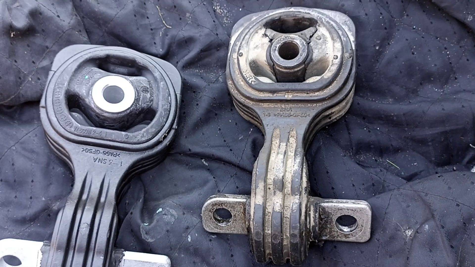 Honda Civic 4D. Замена нижней опоры двигателя. смотреть онлайн