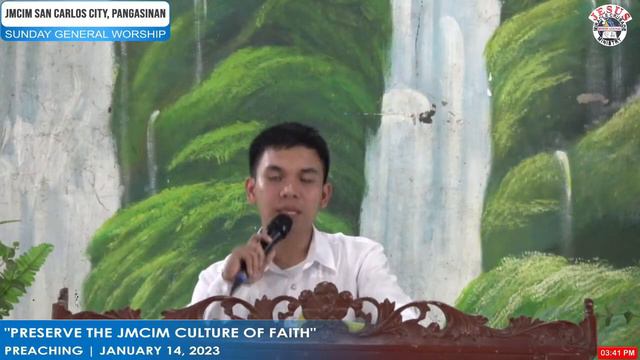 JMCIM Preaching: "Preserve the JMCIM Culture of Faith" By Beloved Preacher Marlon De Vera смотреть онлайн