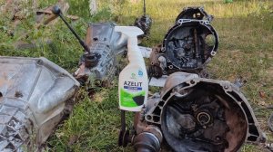 Чем отмыть двигатель, кпп, от мазута. АЗЕЛИТ