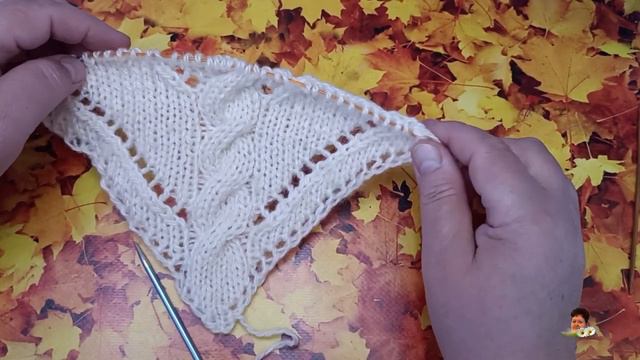 АНОНС 🧶Узор для косынки спицами 🧶 Легко и просто 🔥 Подробный МК на дзен канале 💖 смотреть онлайн