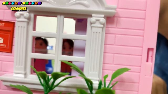 Gia đình vui nhộn, hoạt hình búp bê đồ chơi, Family story doll toys, entertainment for babie смотреть онлайн