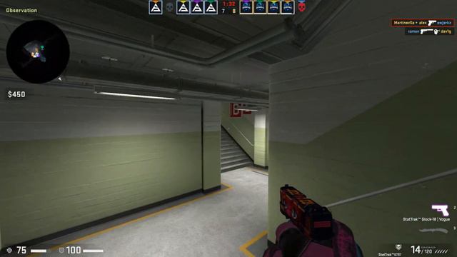 CSGO POV Movistar Riders Martinez (23-8) vs SAW (NUKE) @ ESL Pro League Season 17 / Mar 4, 2023 смотреть онлайн