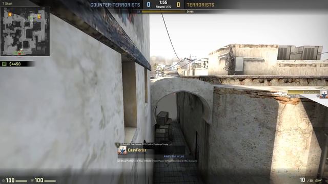 Полезный смоук для аркады центра на карте dust2 в CS GO смотреть онлайн