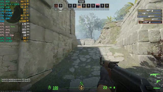 Counter Strike 2 [CS2] | 1080p All Settings | RTX 3070 Ti | HP Omen 16 смотреть онлайн