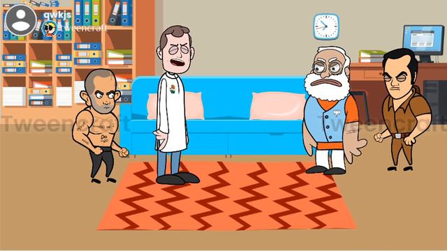 Modi ji VS Mafia #2 Who is Mafia? Animated funny video смотреть онлайн
