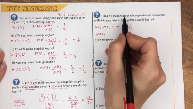 37.GÜN | OLASILIK | 37 GÜNDE TYT MATEMATİK KAMPI (Pdf Açıklamalarda) #tyt смотреть онлайн