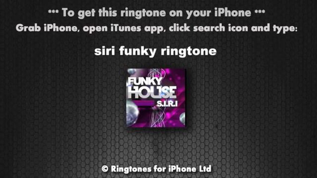 Siri Funky House Ringtone смотреть онлайн