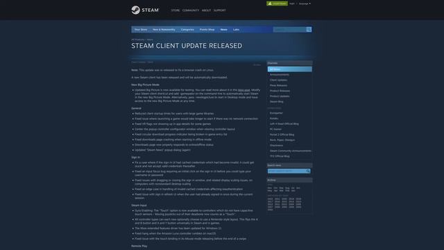 Valve Released New Steam Client Update | Linux News смотреть онлайн