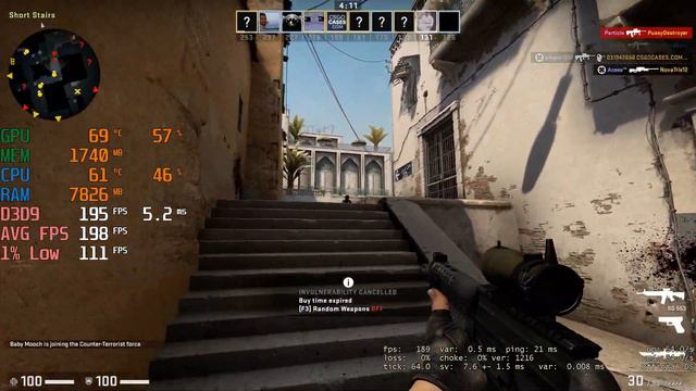 CSGO - RTX 2060 + i3 10100F - 1080p Max Settings - FPS Benchmark Test смотреть онлайн