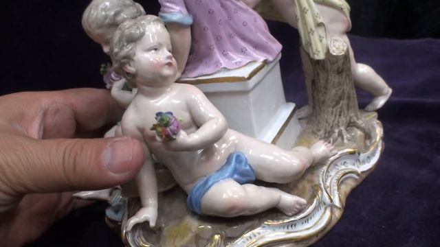 0016 Фарфор на продажу Мейсен Времена года Лето 19 век супер состояние смотреть онлайн