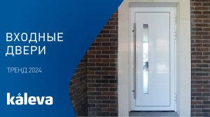 Входные двери в коттедж. Тренд 2024 | Входная система в частный дом от KALEVA
