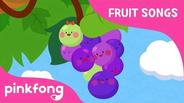 Grape-Rolling Rolling Grapes | Fruit Song | Pinkfong Songs For Children