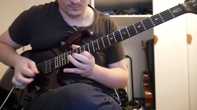 Judas Priest - Painkiller (guitar solo cover) смотреть онлайн