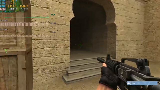 Дичайший Однопоток! Counter Strike Source! Движок Source в действии смотреть онлайн